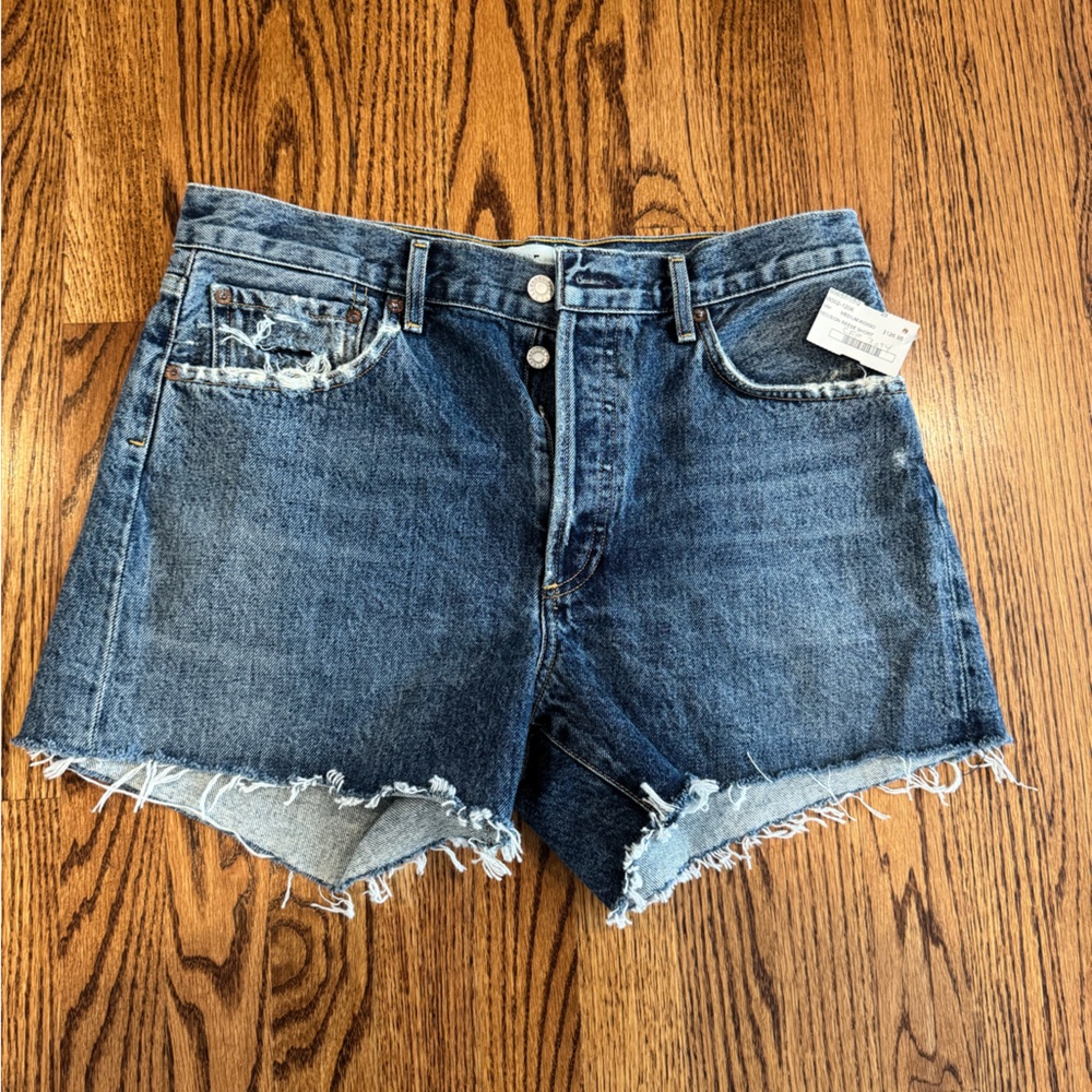 Agolde denim shorts - style Reese